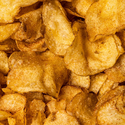 close up photo of smoked tomato chips